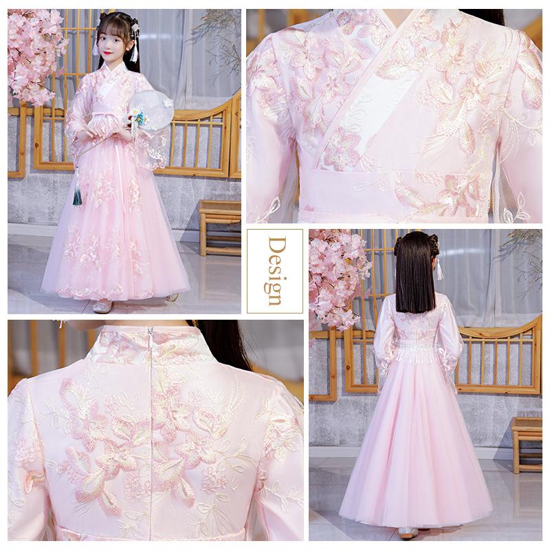 Girl Hanfu Ancient Costume Children Chinese Style Little Girl Dress Tang Dress Princess Skirt National Costume Children