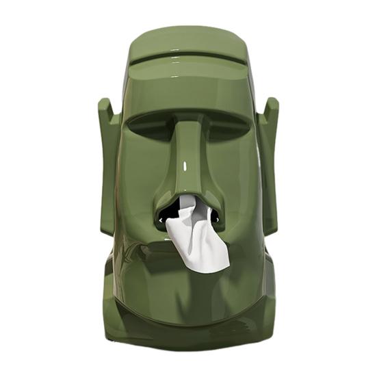 

Коробка для салфеток в стиле камня, держатель для салфеток с наушниками зелёный