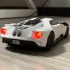 1:24 Ford GT Supercar Diecast Alloy Pull Back Model Car Interior Ornaments & Car Central Control Decor Trendy Living Room Decor