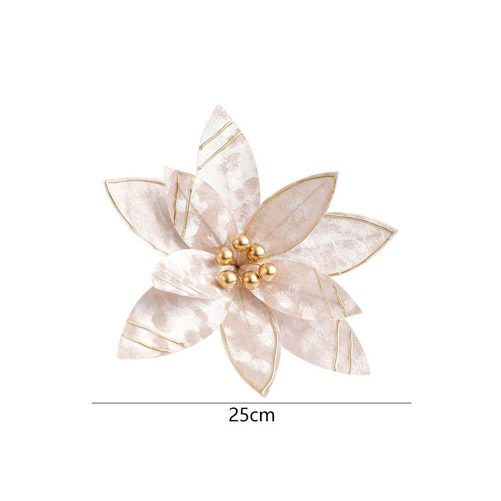 Realistic Christmas Velvet Flower Simulation Christmas Tree Decorations  Home New Year Decor Gifts