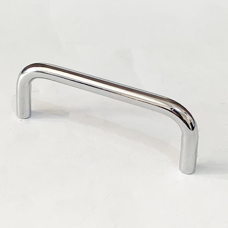 LS511 Carbon Steel Industrial U-Shaped Surface-Mounted Pull Handle for Cabinet Doors and Drawers 90 Carbon Steel (Thread M5)