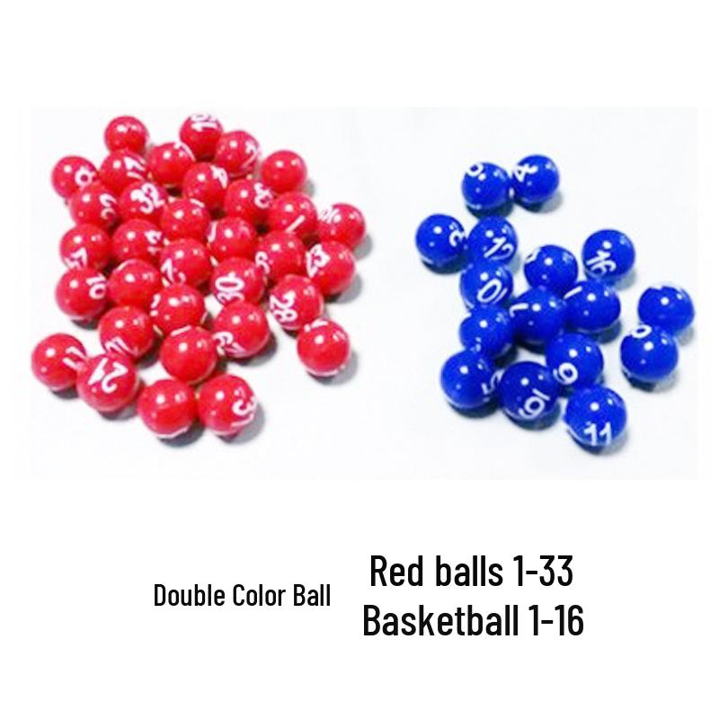 Durable Lottery Number Selector with Fade-Resistant Engraved Balls for Welfare Lottery, Da Le Tou, and Double Color Ball