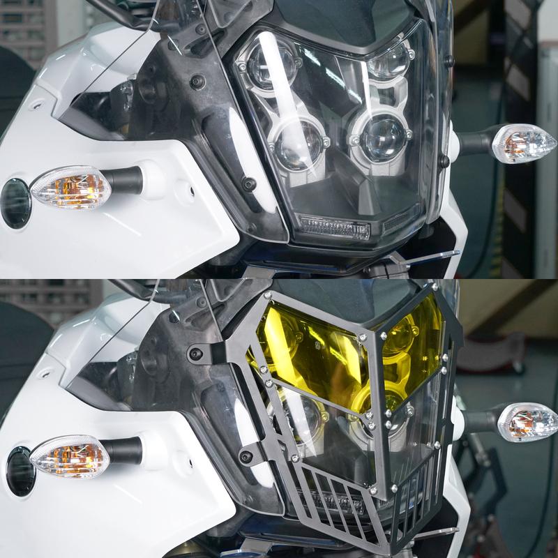 For 2019-2024 Yamaha Tenere 700 Headlight Lens Protection Headlights Guard Cover for Yamaha Tenere 700 Rally Edition 2020-2024
