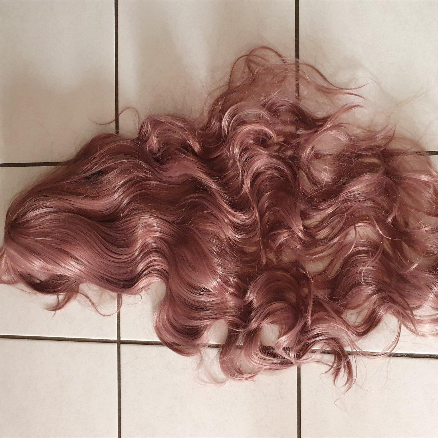 

Женский длинный вьющийся волнистый парик из синтетических волос 100 см, шиньон для вечеринки, косплей, реквизит