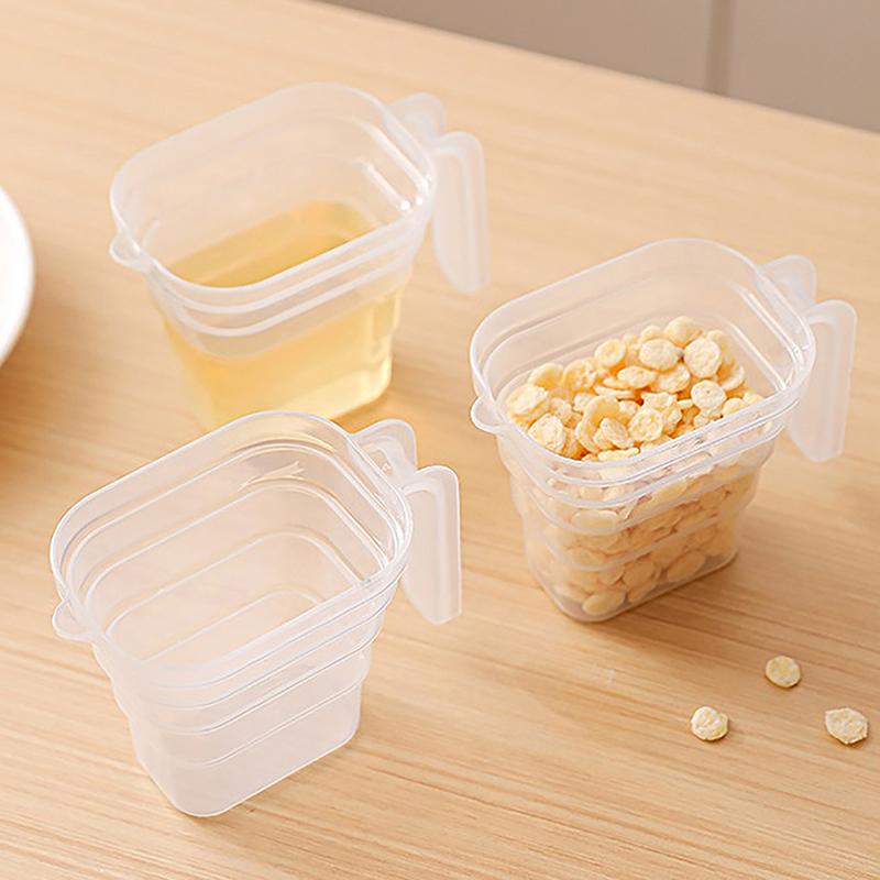 250 ml plastový priehľadný odmerný pohár s odstupňovaním Domácnosť Kuchyňa Pečenie Merací nástroj Dizajn s rukoväťou Poháre