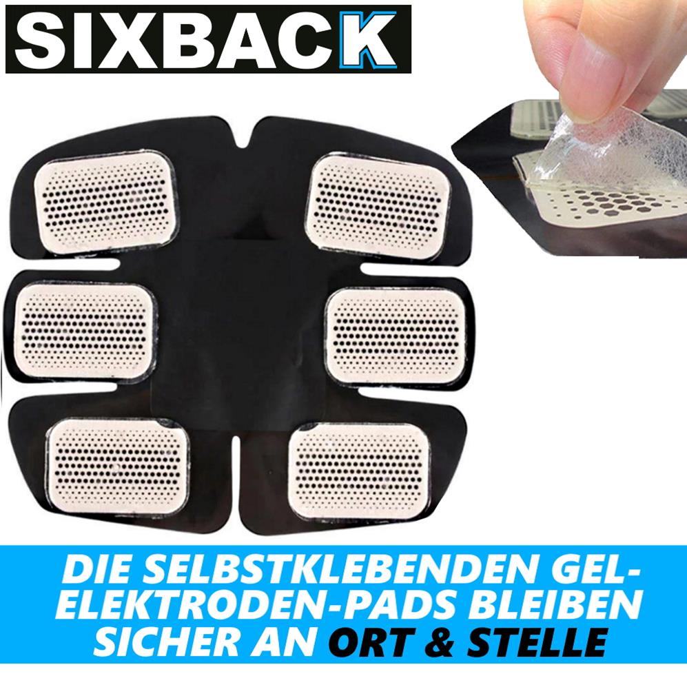 Aparat de antrenament electric pentru mușchii abdominali SIXBACK Sixpack EMS, stimulator, aparat de antrenament