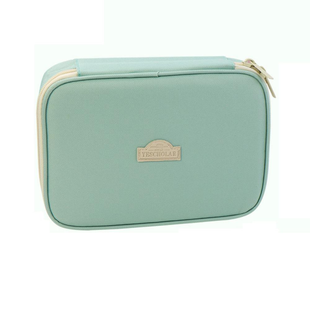 Large Capacity Pencil Cases Multi-function Zipper Pencil Bag Stationery Storage Box  Cosmetics Bag