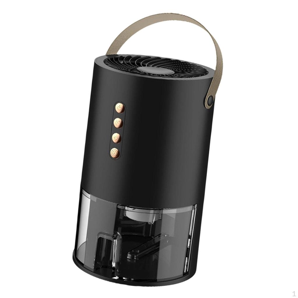 Dehumidifier Air Cleaner Auto Shut Off Convenient Household Quiet Negative Ion Purifier for Living