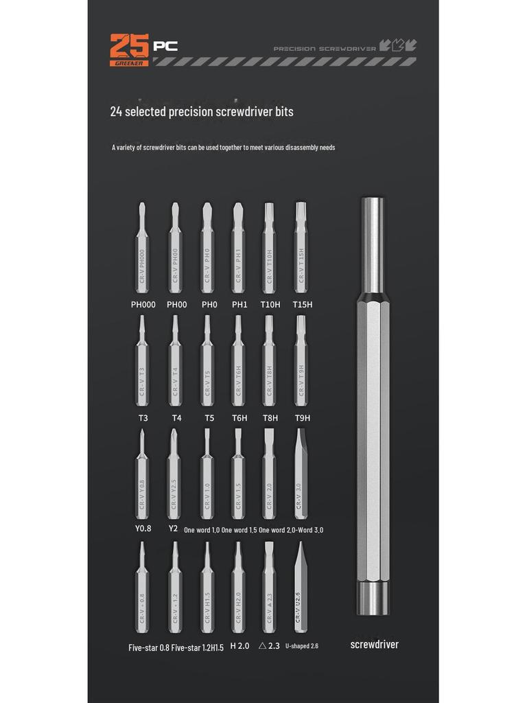 Green Forest Multi-function Screwdriver Set for Electronics Repair
