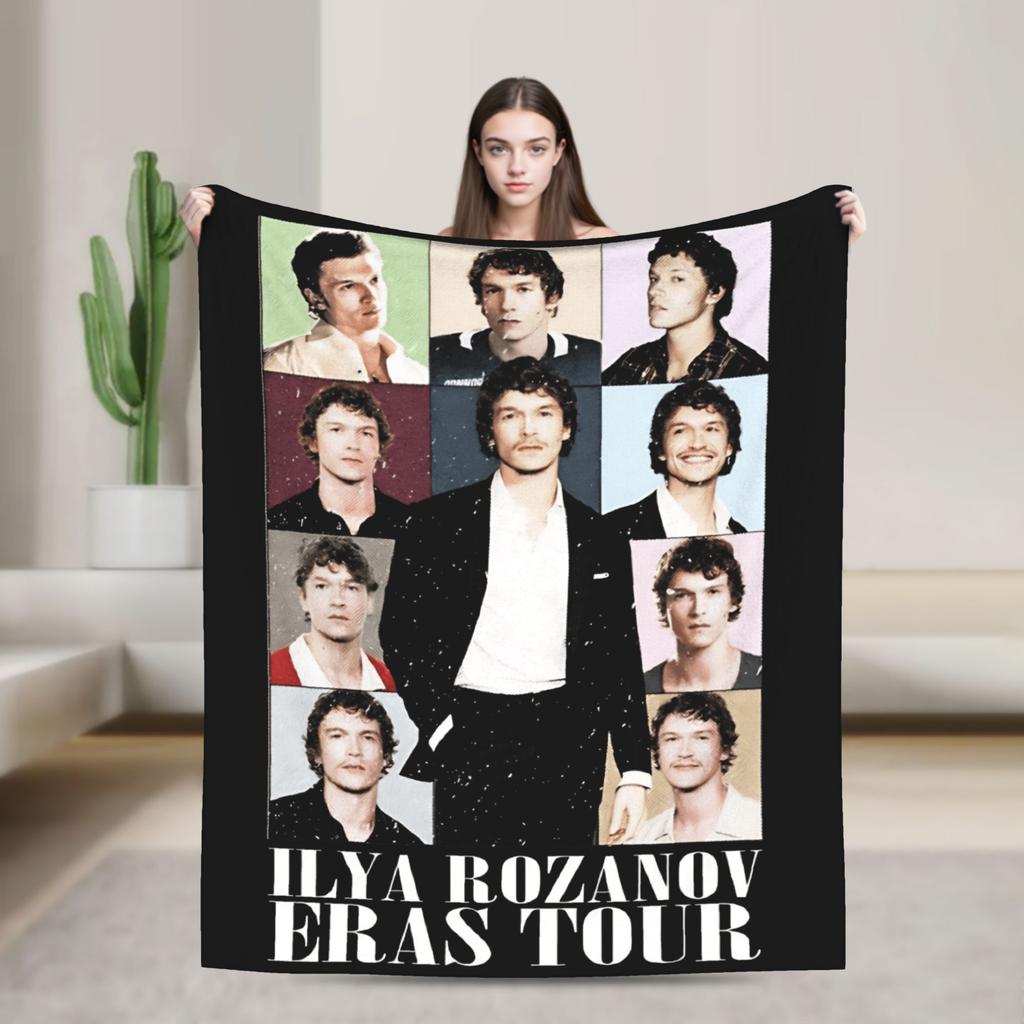 Heated Rivalry Shane and Ilya Blanket Soft Throw Blanket Autumn Boy Girl Bedroom Travel Car Bedspread