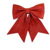 Large Sparkling Bow Glitter Christmas Ribbon Bowknot XmasTree Hanging Ornaments New Year Home Decorations Navidad 2024