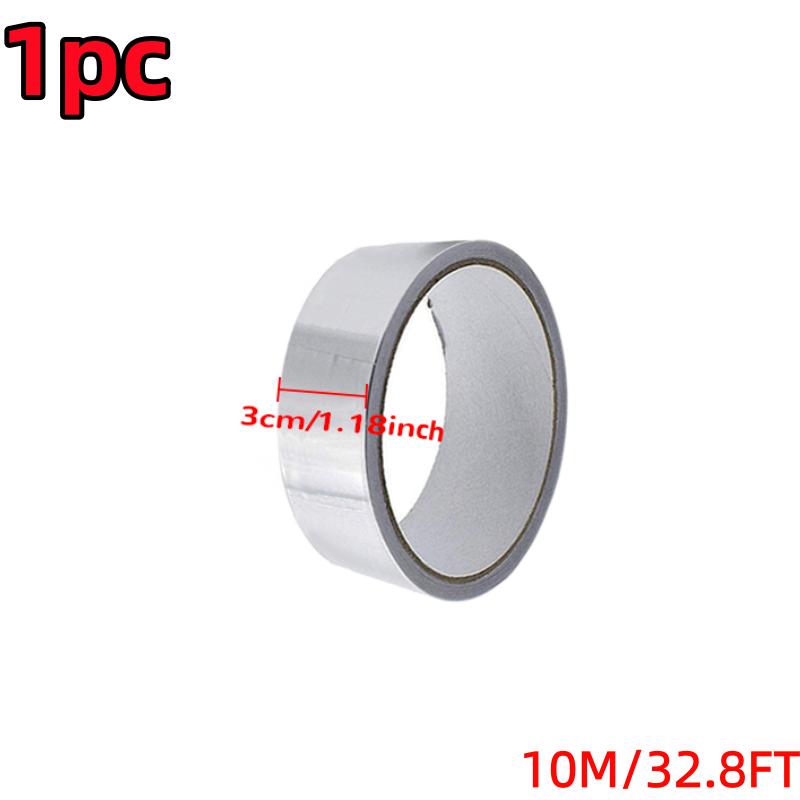 

Высокотемпературная лента из алюминиевой фольги, лента для ремонта кухонных труб, клейкая уплотнительная фольга, теплоизоляционная герметичная лента