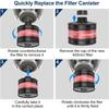 40mm Gas Mask Filters, Single Gas Mask Filter for Gas Mask, 40mm Activated Carbon Filter Against Vapors, Dust, Paint, Spray, Welding