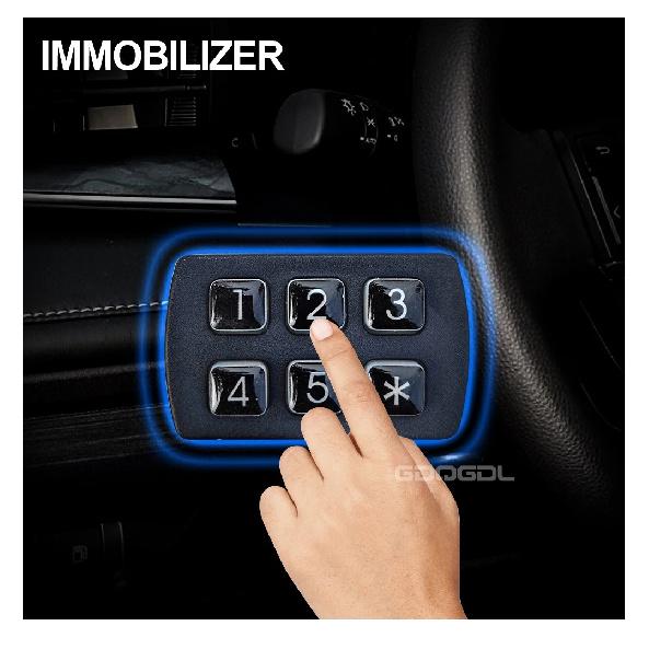New Universal 12V Fuel Pump Cut off Car Engine Locker by Password Immobilizer Keypad With Anti-Hijacking Function Alarm System