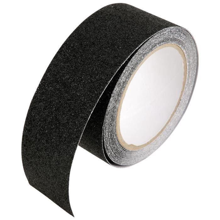 Non-slip Tape - Safety Strip - PVC - Black - 5cm X 5m - Multi-purpose