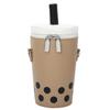 New Brand Cute Cartoon Milk Tea Women Crossbody Bags High Quality Pu Bucket Female Shoulder Bag Luxury Designer Mobile Phone Bag