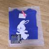 NEW JEANS Rabbit T-Shirt Blue Crop Crop
