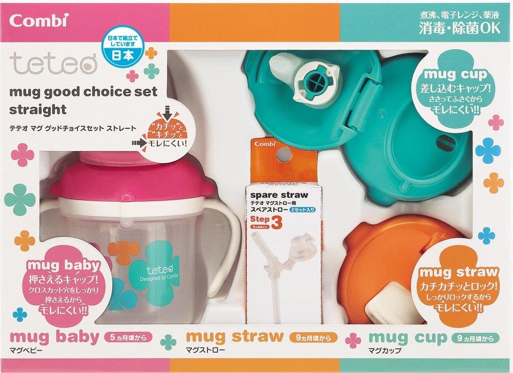 Combi Teteo Hrnek Dobrá volba Rovný 5 měsíců a Set, [Věk nahoru]