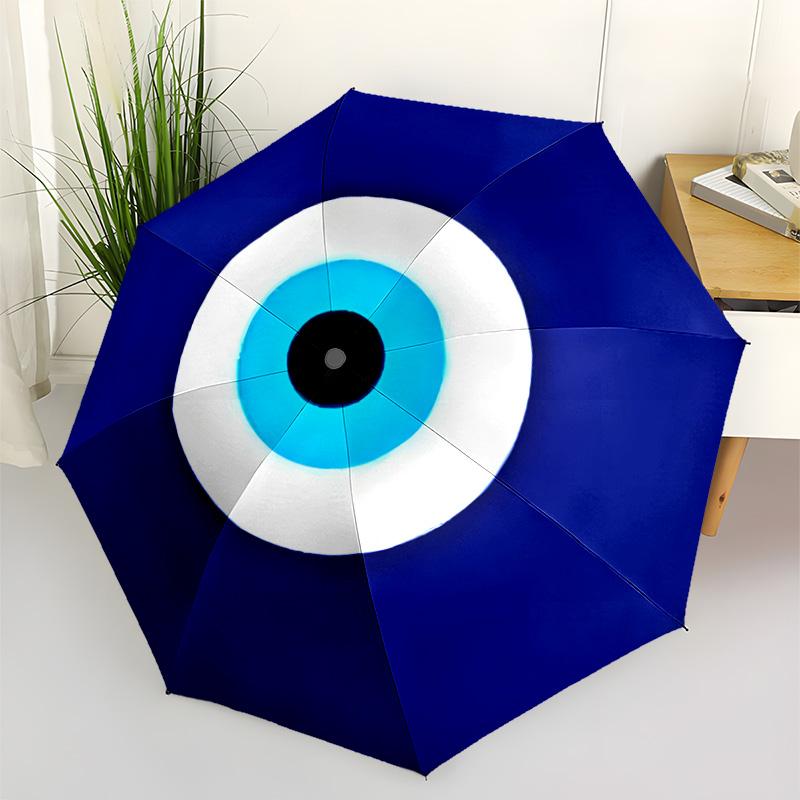 Ethereal Eye Automatic Umbrella Folding Umbrella with 8 Ribs Compact Design All-Season Use Outdoor Accessory Wedding Party Gift