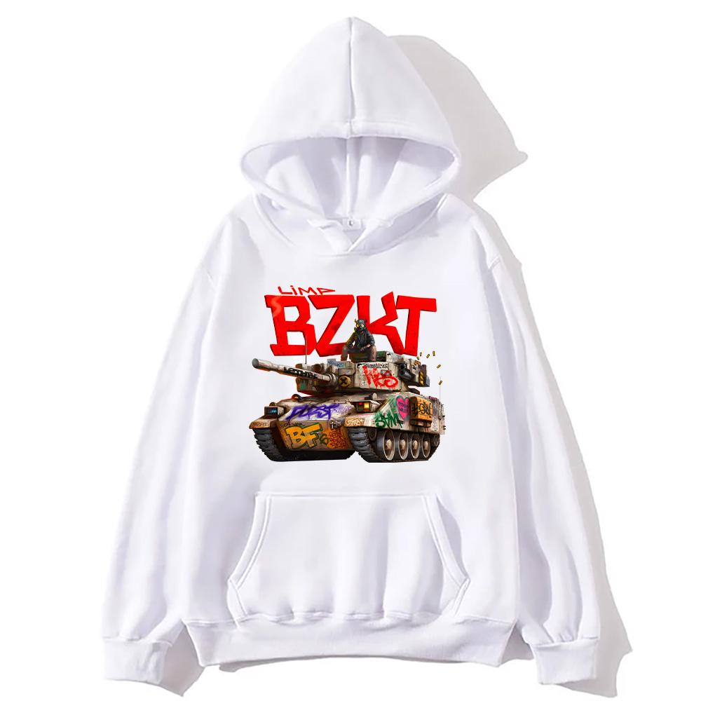 Limp Bizkit Fahion Hoodies Single Tank Graphic Pullovers Unisex Long Sleeve Sweatshirts Oversize Men Clothing Design