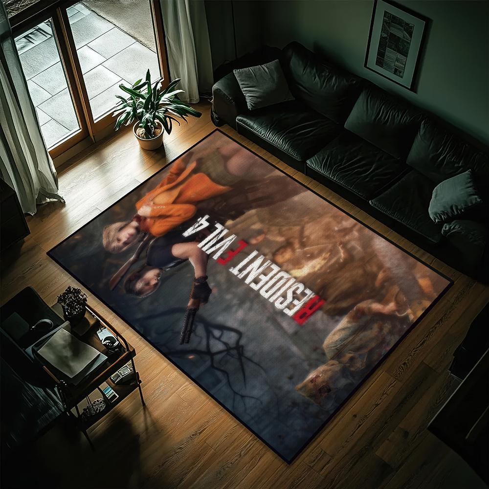 

Game R-Resident Evil 4 Small Carpet Bedside Kitchen Bath Living Home House Bedroom Floor Mat Doormat Decoration SJR40x60CM