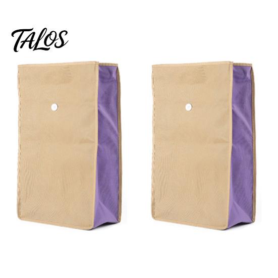 Vegetable Storage Bags Reusable Self Sealing Potato Onion Bags, Light Blocking Bag with Side Anti Sprouting Zipper, Non-woven Fabric Pantry Organizer