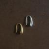 14K Gold-Filled Silver Meli Hoop Earrings