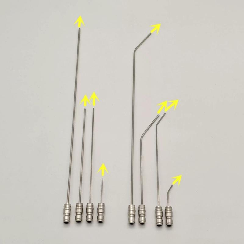 1 pièce Acier Inoxydable Nettoyage Haute Pression Aiguille Buse 1/4" Connexion Rapide Design Fin Pour Nettoyage en Profondeur Réservoirs de Lave-Auto AC