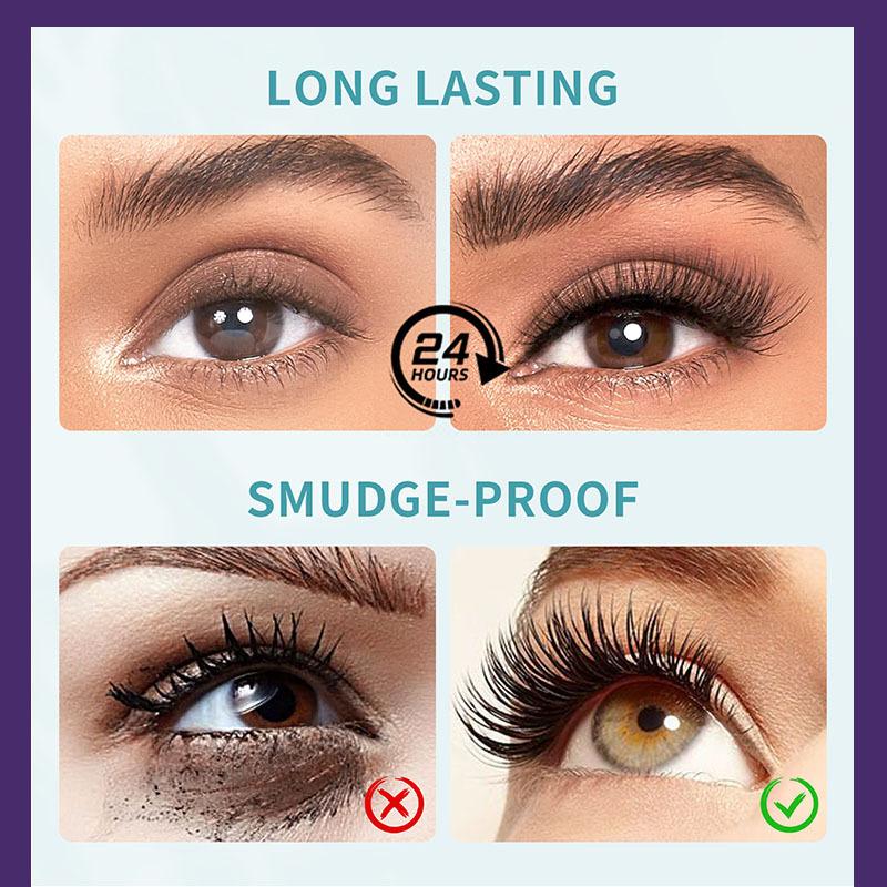 5D Extreme Volume Lash Mascara,Waterproof and Long-Lasting,Natural Thickening and Curling Eyelash Extension