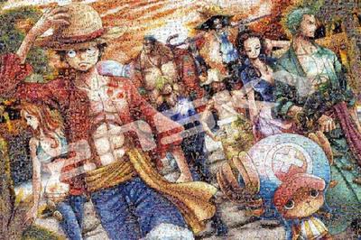 Ensky ONE PIECE Mosaic Art [Landing] 50 X 75 Cm Jigsaw Puzzle 1000 Pieces JIGSAW PUZZLE 1000-586 Ages 6 and Up