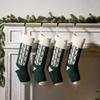 18"/46CM Christmas Stockings Hanging Ornaments Home Yarn Decorative Pendant Christmas Gift Bag Knitting Festival Candy Bag