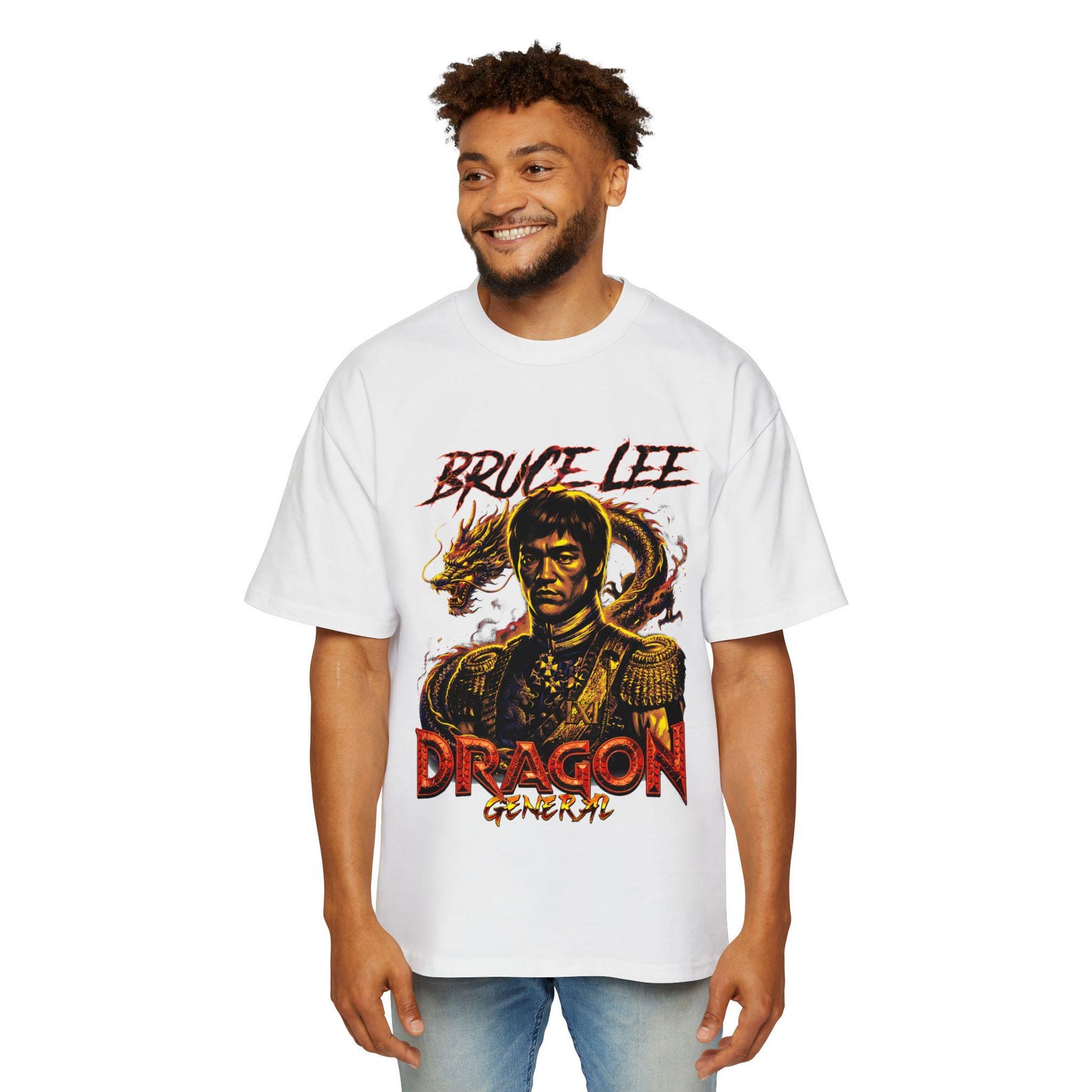 Enter The Dragon General Tee | Retro Martial Arts Graphic Shirt 3XL