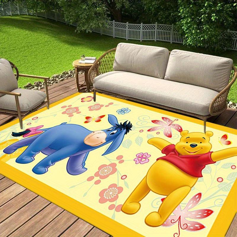 1pc Winnie the Pooh Pattern Carpet Area Rug Non-slip Carpet Hand Washable Floor Mat Suitable For Living Room Bedroom Home Decor Room Decor C