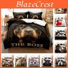 Dog Microfiber 3d Set Bedding Duvet Cover 23 Pieces De135200 Oversize Animal Pattern Soft And Easy To Clean Household Decoration