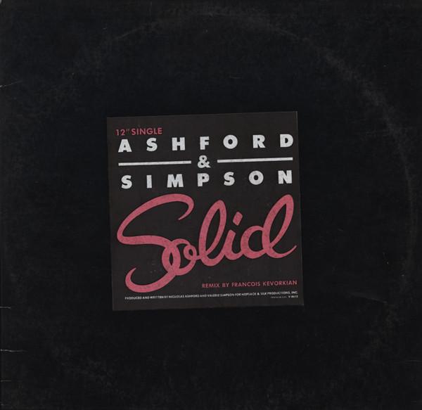 12inch Record ASHFORD & SIMPSON - Solid V8612 Capitol Records 1984 US Soul/Funk Used