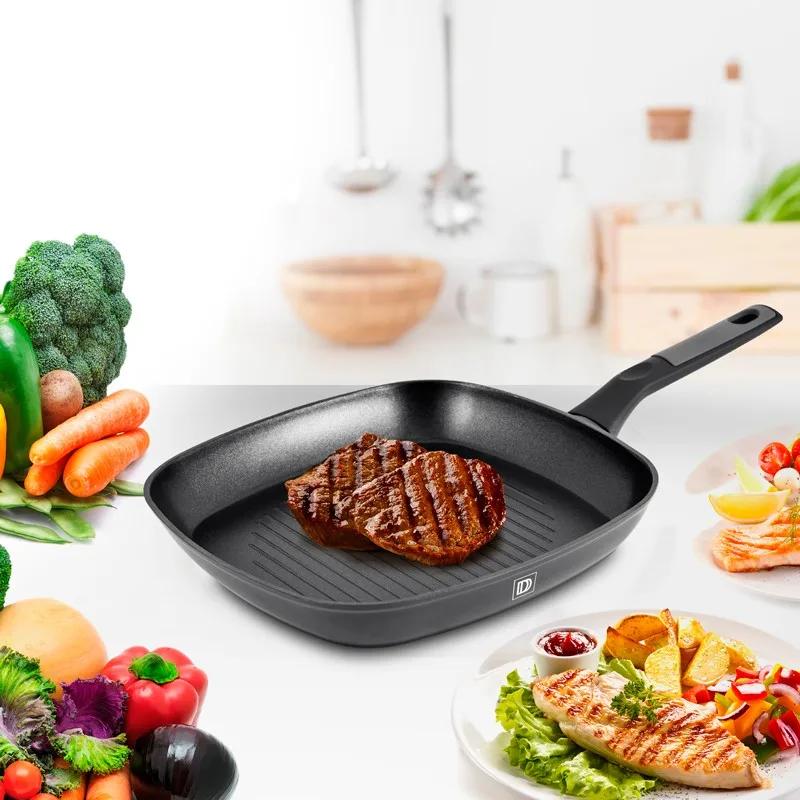 Grill En Aluminium Forgé 28cm Platinium Gril28tfi De Durand Dupont