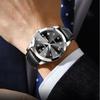 Poedagar Luxury Casual Man Wristwatch Quartz Sports Business Men Watch Waterproof Easy to Read Luminous Date Week Leather Men's Watches