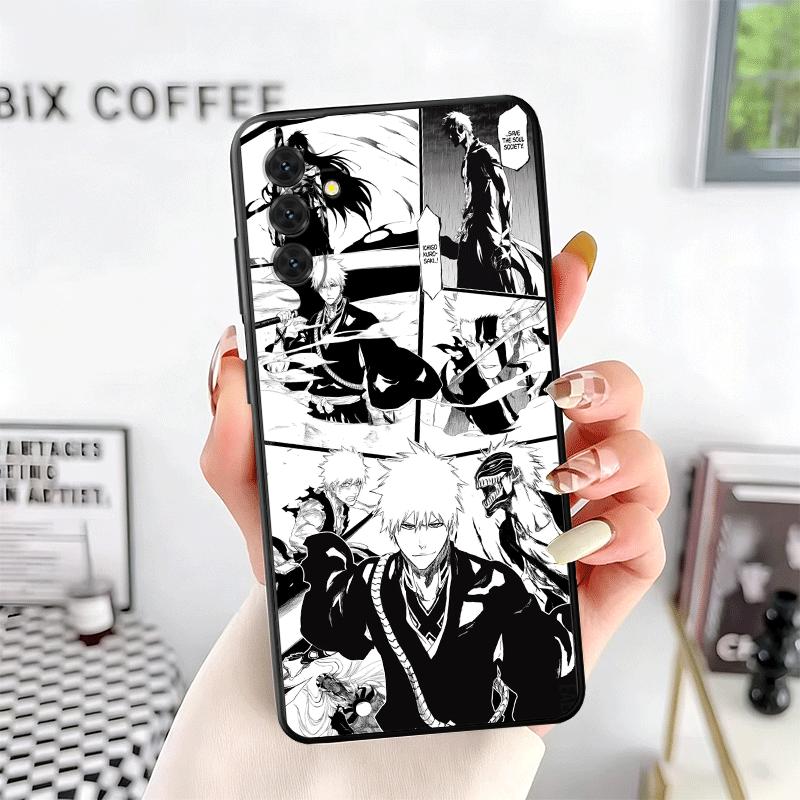 Bleach Anime Ichigo Kenpachi Soft Phone Case for Samsung A17 A37 A57 A16 A26 A36 A56 A15 A25 A35 A55 A14 A24 A34 A54 A13 A23 A33