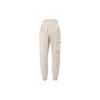 Under Armour Solid Color Casual High Waist Sports Pants Women Bottoms Beige 1383359-289