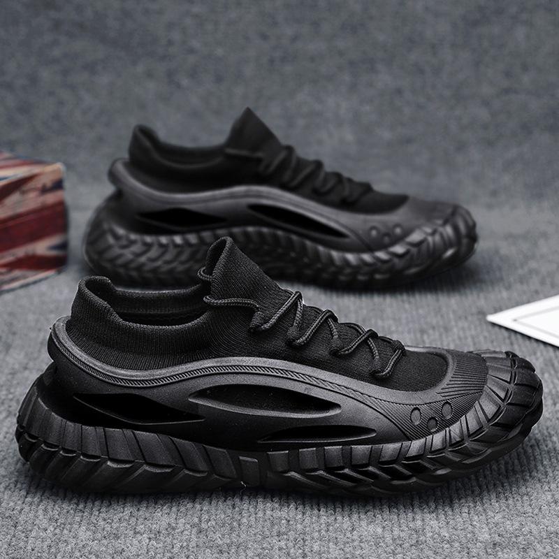 

Flying woven men s shoes spring and summer 2025 new sports and leisure shoes teenagers and students trendy shoes men s breathable socks shoes 39