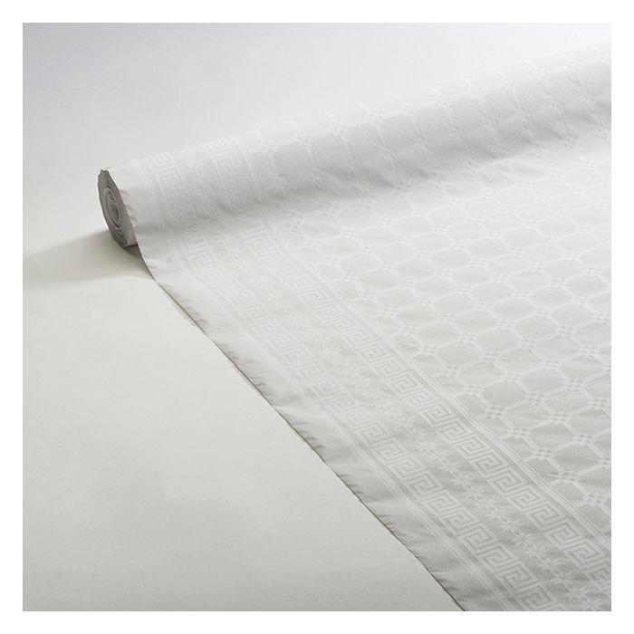 Nappe en papier damassé - Fabrication française - 100 m - Largeur 1,20 m - Recyclée - 23 coloris disponibles