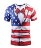American USA Style Funny 3D Print Costume National Flag Star Spangled Banner Cosplay Joke Goods [Honesty Mouth] T-Shirt Men's (XXL)