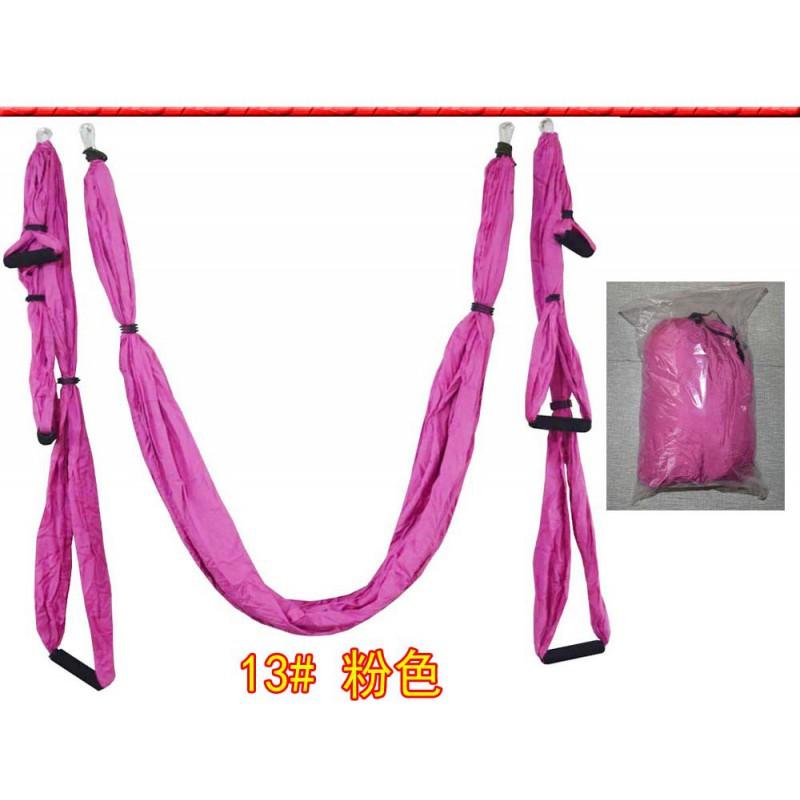 Aerial Yoga Hammock With Locking Carabiners Nylon Anti-Slip Suspension Strap Inversion Therapy Fitness Training