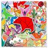 50 Origami Graffiti Aufkleber Personalisiert Cartoon Niedlich Klein Frisch Dekorativ Handyhülle Wasserdicht Tassenaufkleber