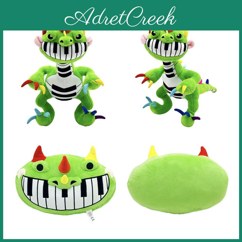 Peluche Poppy Playtime Pianosaurus con Tessuto a Pelo Corto per Decorazione Stanza dei Giochi dei Bambini