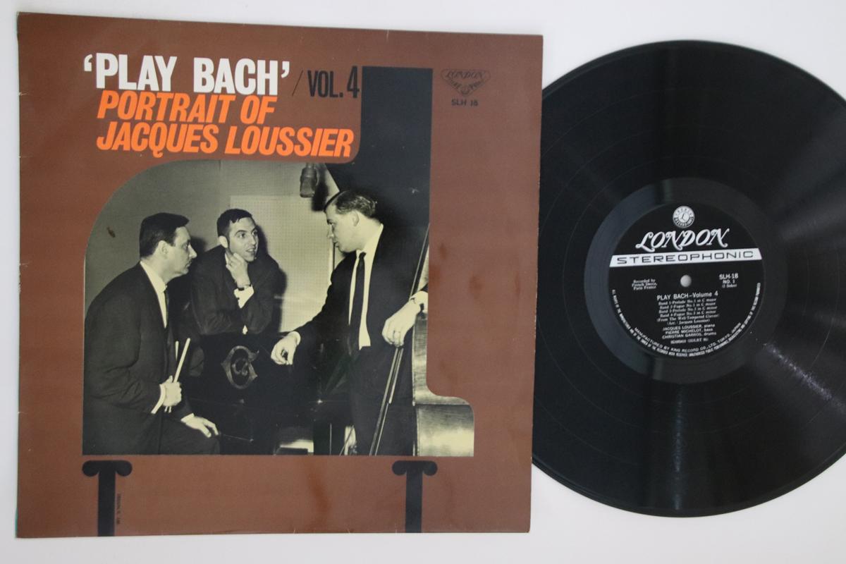 

LP Record JACQUES LOUSSIER - Portrait Of Jacques Loussier Play B SLH18 LONDON 1965 Japan Jazz Used