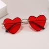 Love Heart Shape Women'S Sun Glasses European American Fashion Sun Glasses Woman Holiday Travelling Men Sunglass