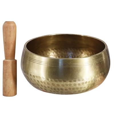 Tibetan Buddhist  Singing Bowl Buddha Sound Bowl Musical Instrument for Meditation with Stick Yoga Home Decoration