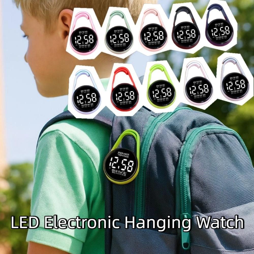 Digital Display Electronic Hanging Watch Luminous Pocket Watch  Children/Adults Stylish Accessory
