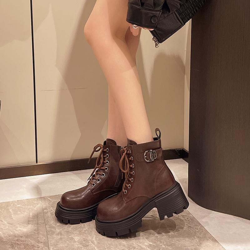 Fashion New Boots for Woman Non-slip Autumn Winter Wear Resistant 2024 High Quality Fashion Outdoors Female Ankle Boots Botines Mujer
